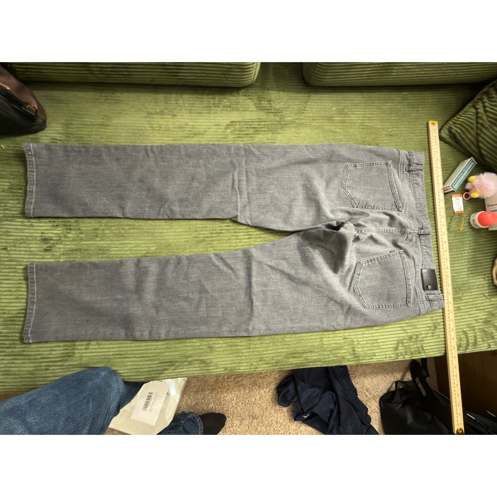 Luxury Vintage Z Zegna Mens Straight Leg Jeans Grey Wash Size 37x33 EE19 - Picture 7 of 12